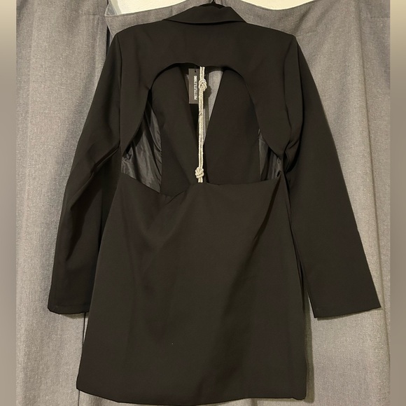 NWT Backless Diamond Blazer Dress - Picture 4 of 7